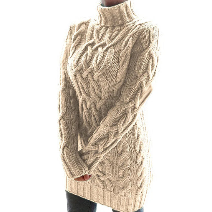 Halden Cable Knit Sweater Dress