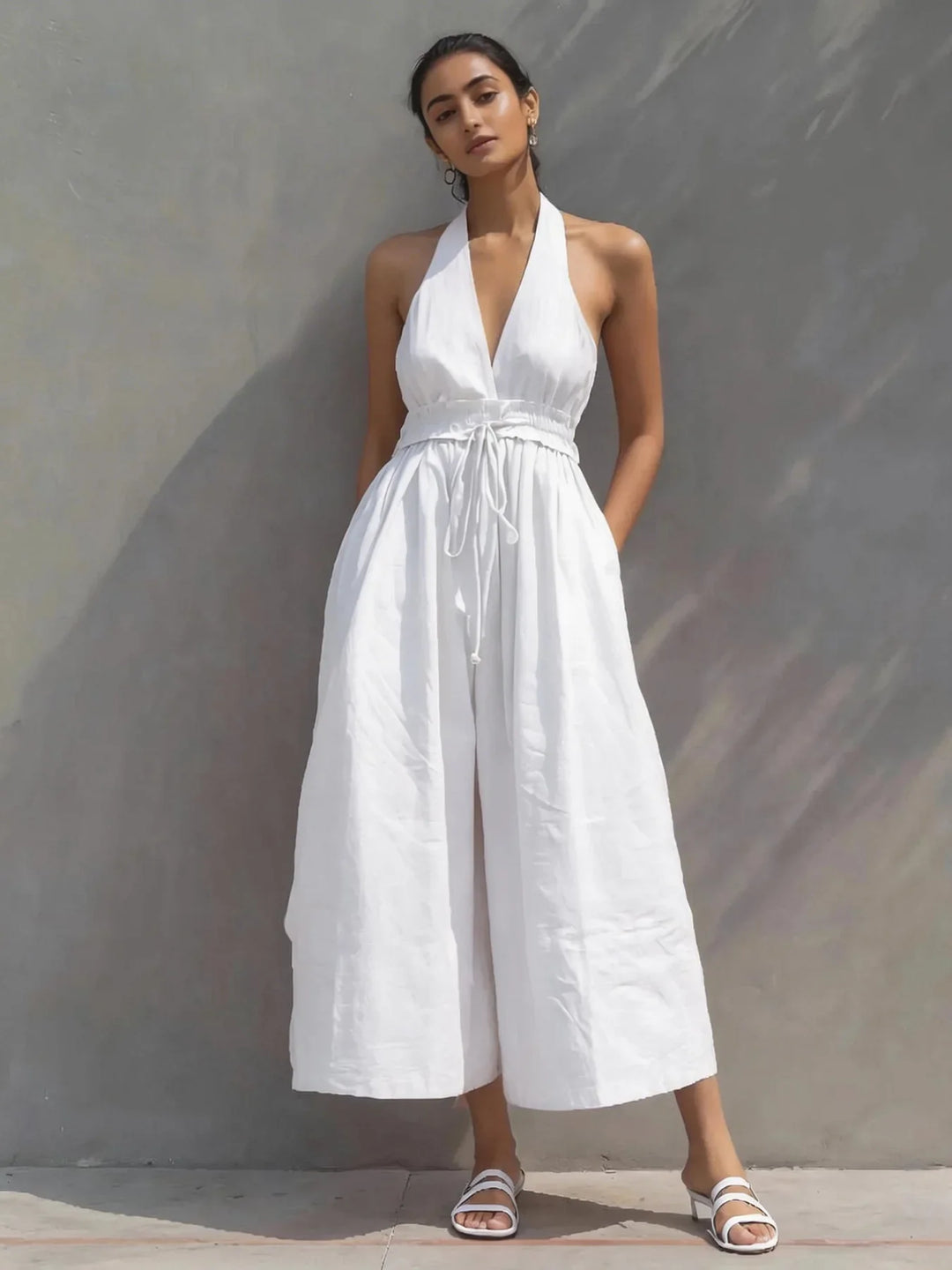 Yasmine Halter Neck Jumpsuit