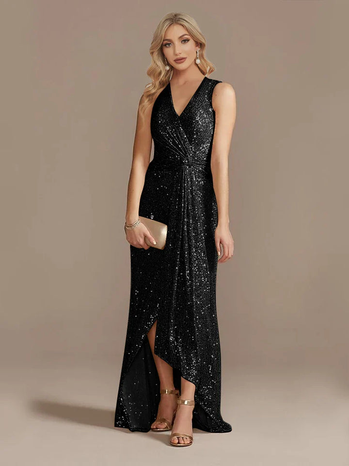 Mireya Sequin Evening Wedding Guest Dress