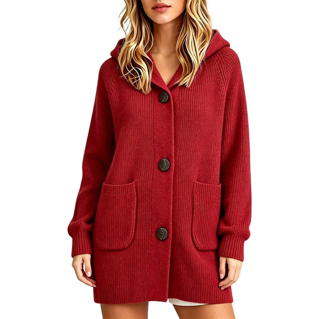 Fenrose Chunky Button Front Cardigan