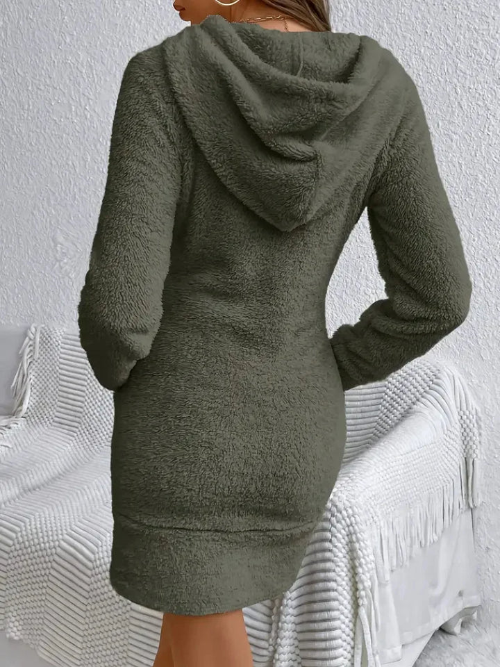 Talullah Hooded Fleece Dress