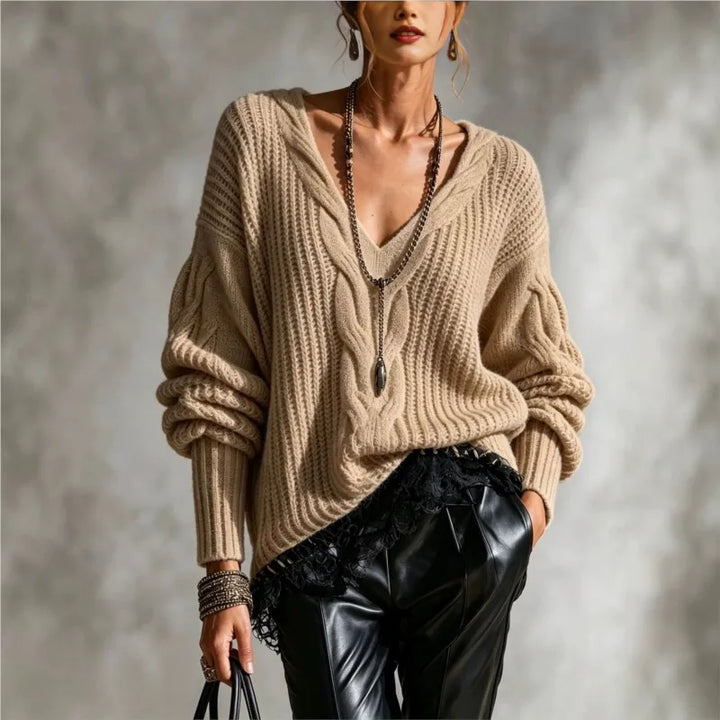 Lior Cable Knit Sweater