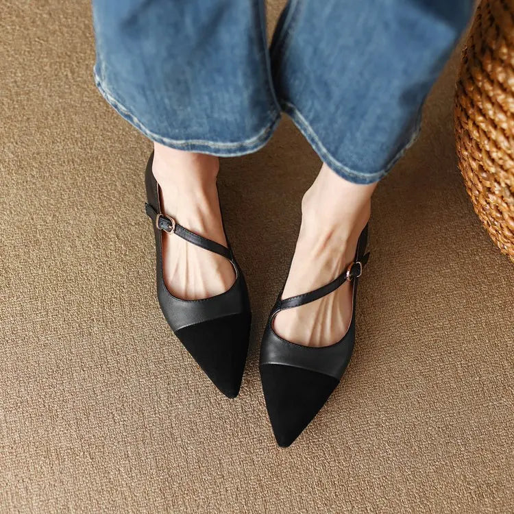 Avery Pointed Toe Flats