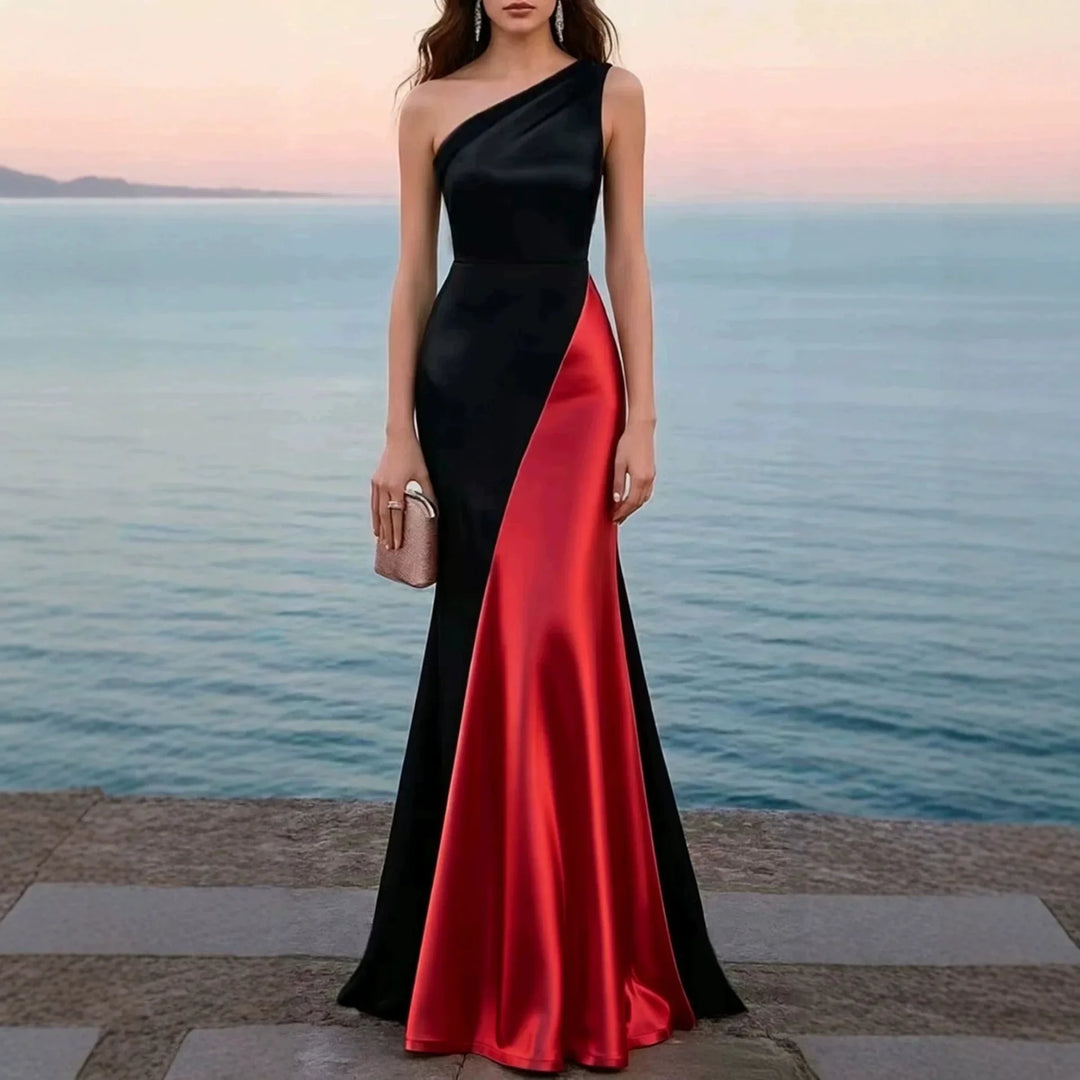 Sandra Satin Wedding Guest Dress