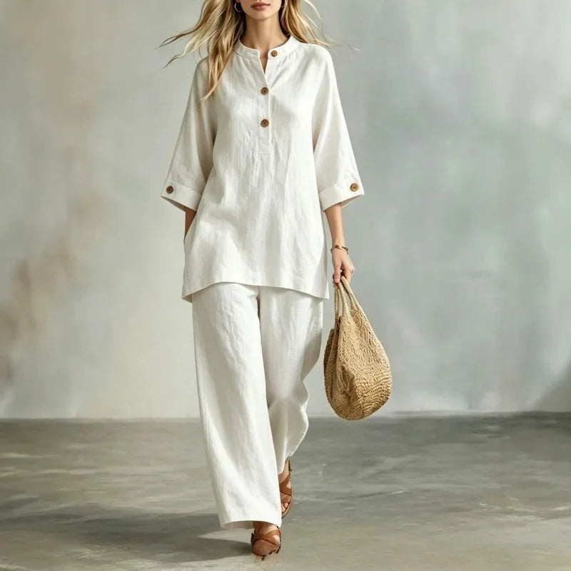 Liorael Loose Fit Everyday Two Piece Set