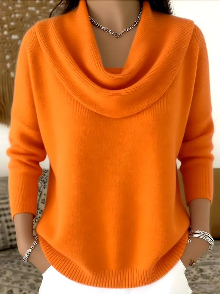 Emely Cowl Neck Knit Sweater