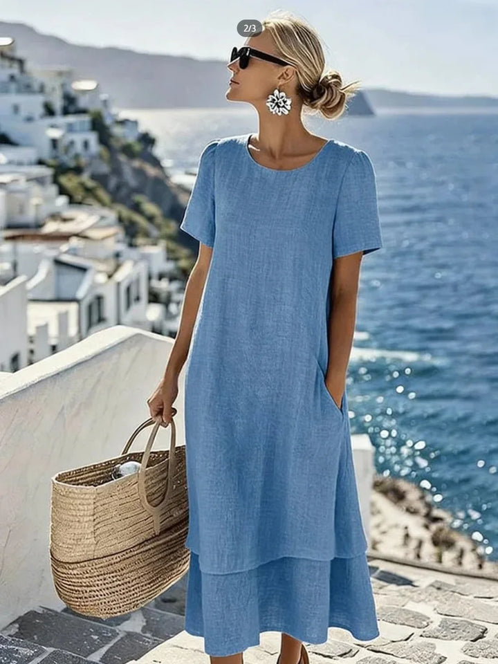 Anora Effortless Comfortable Midi Dress – Urban Hollis