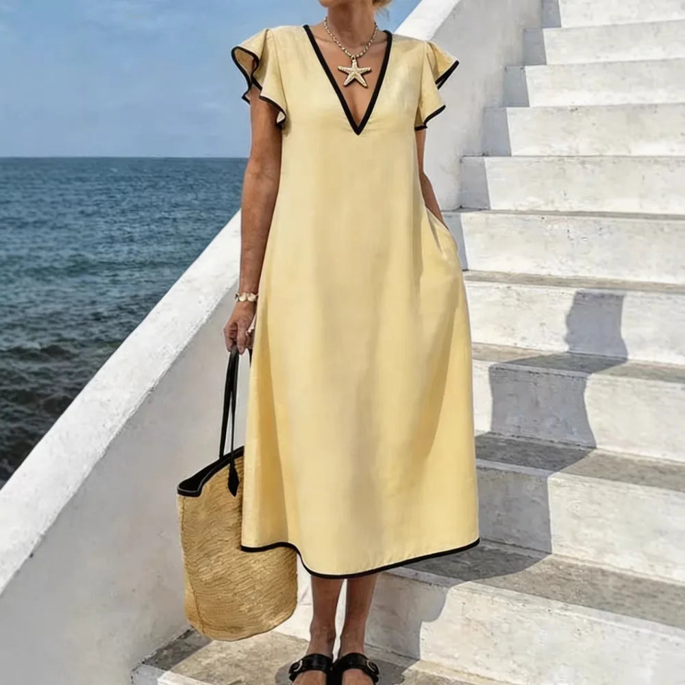 Imogen Boho Midi Dress