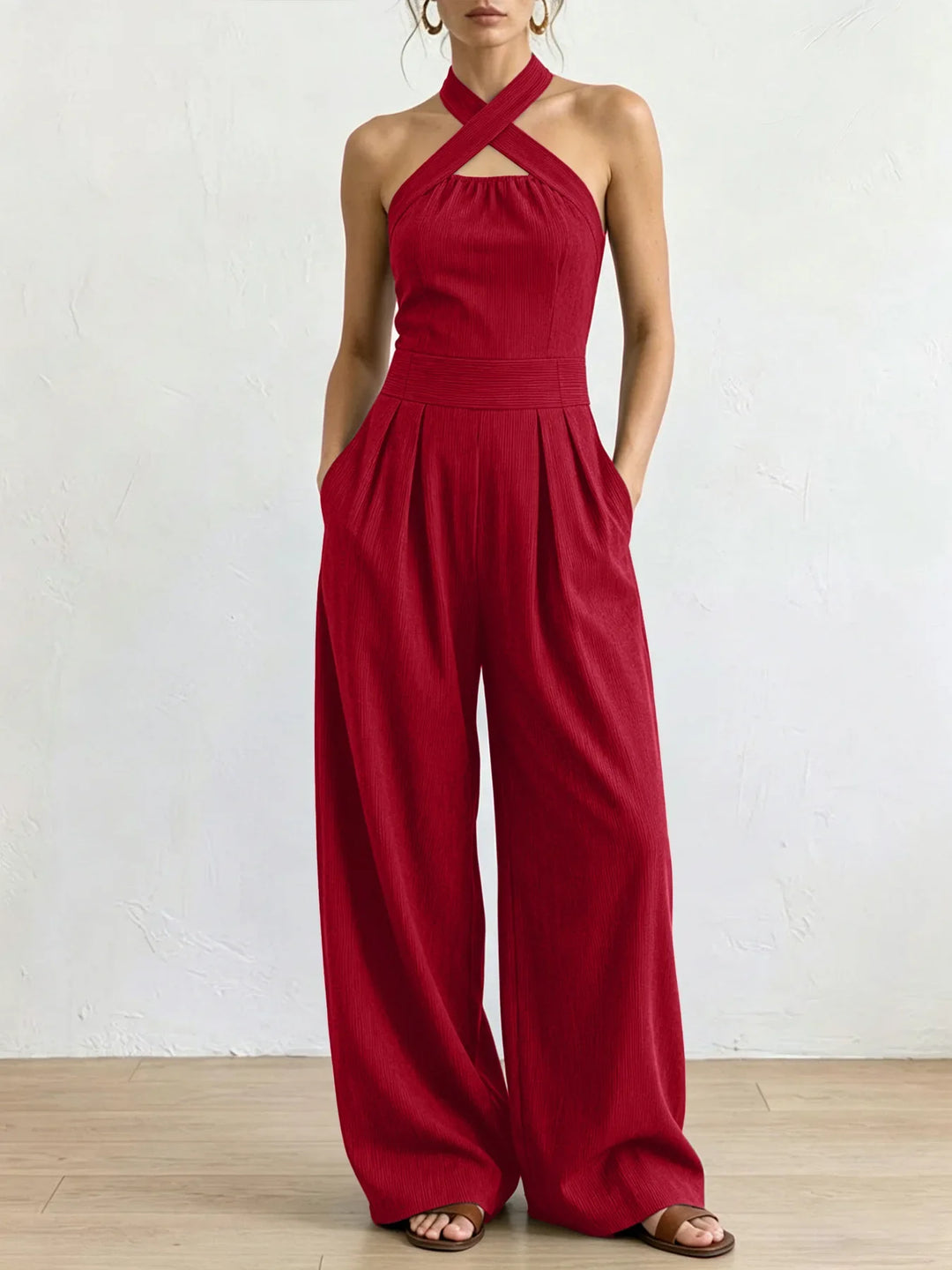 Verena Halter Wide Leg Jumpsuit