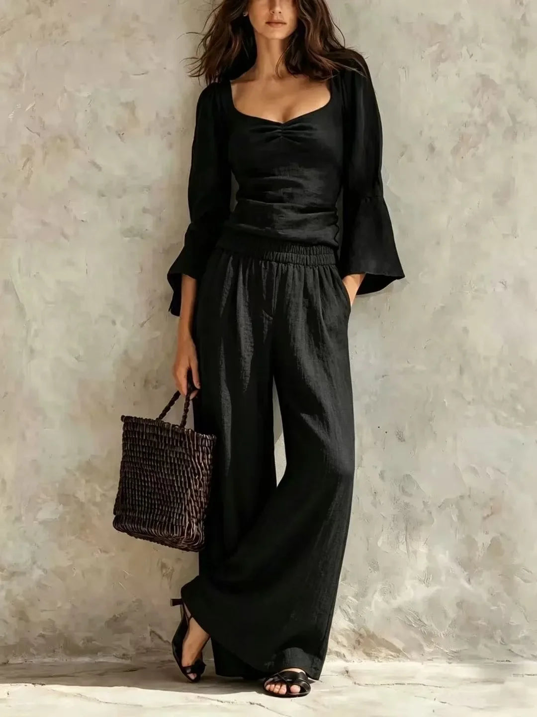 Farrow Ruched Bodice Set