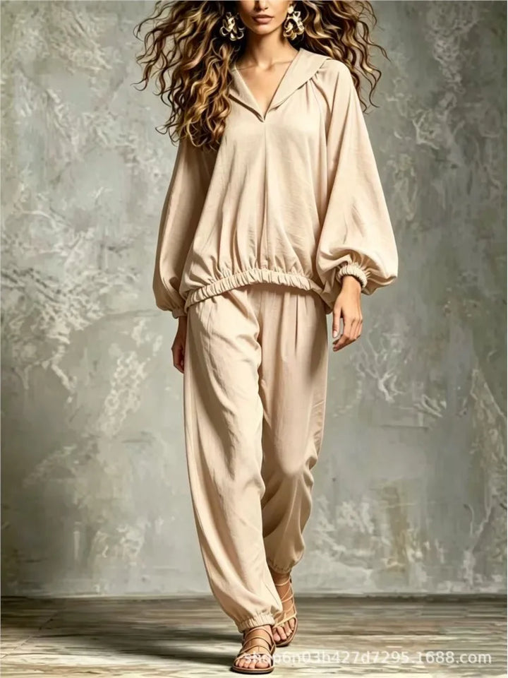 Niamh Lantern Sleeve Lounge Set