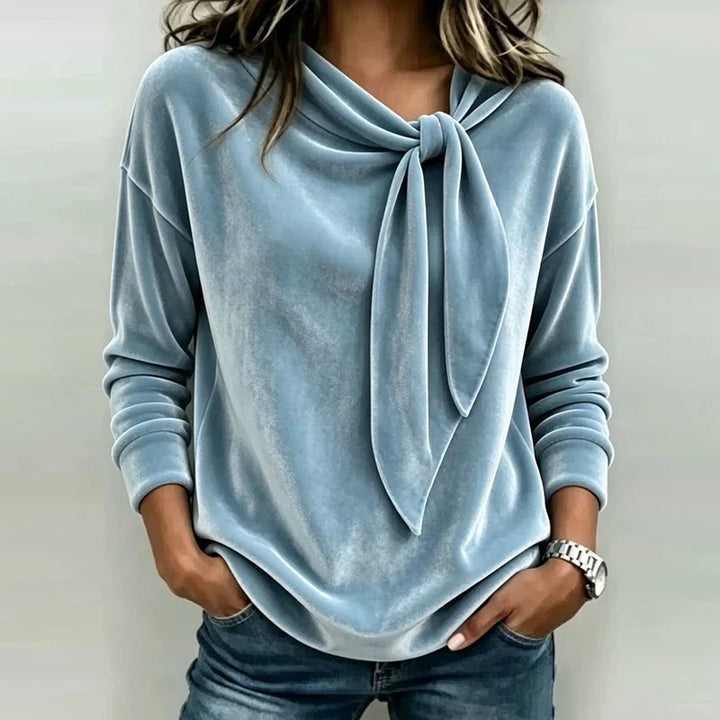 Marielle Bow Neck Pullover