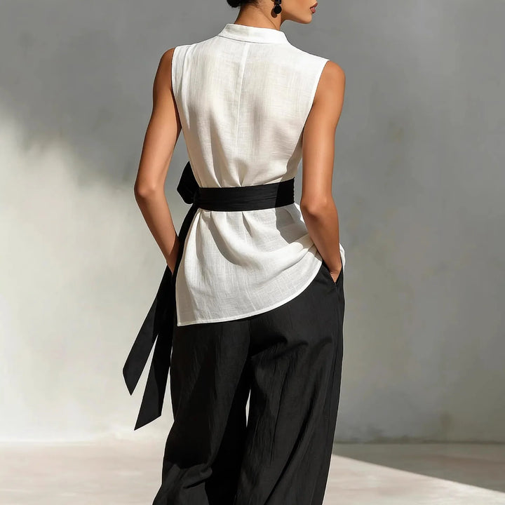 Juniper Contrast Waist Jumpsuit