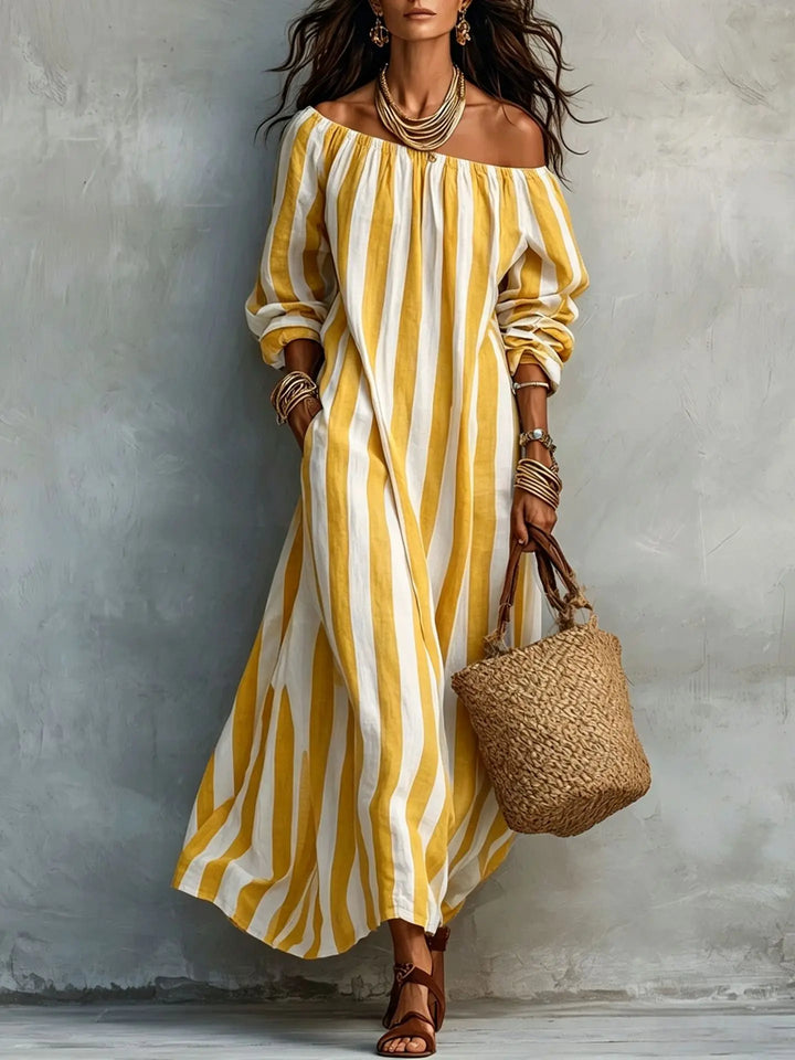 Isobel Off Shoulder Maxi Dress