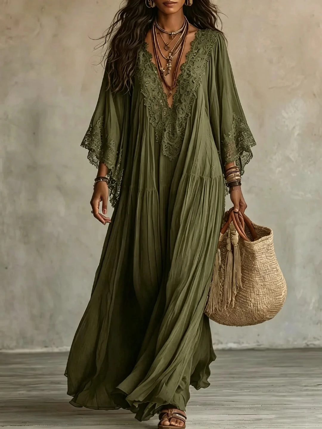 Sylvia Bohemian Maxi Dress