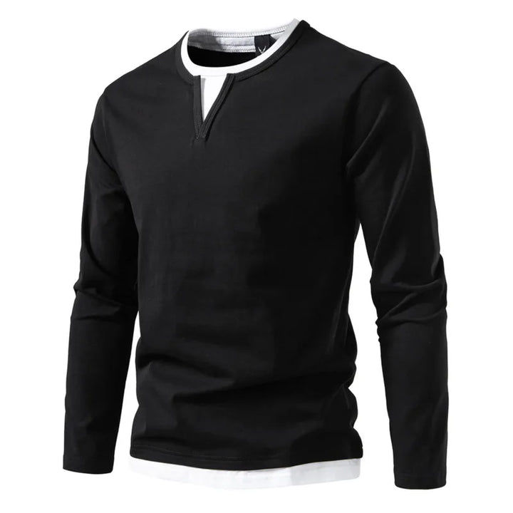 Marcello Henley Long Sleeve Shirt