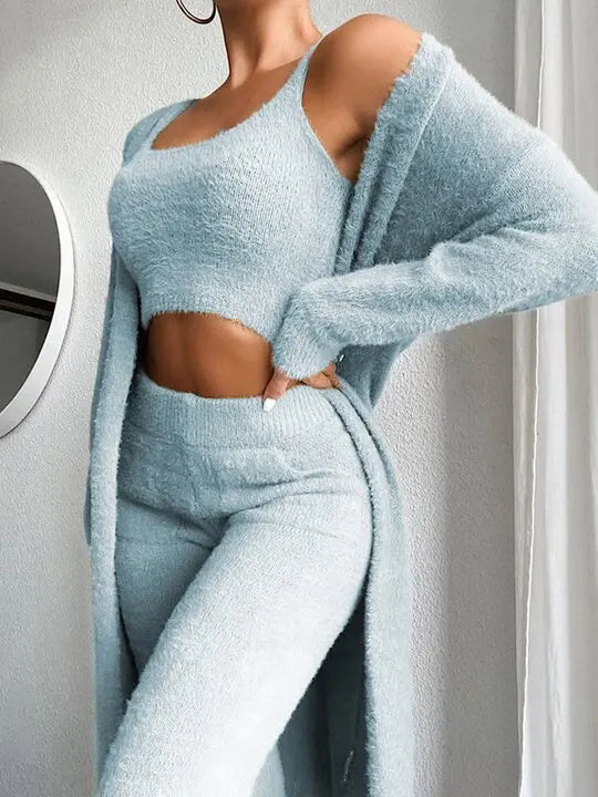 Nora Cozy Three-Piece Pajama Set