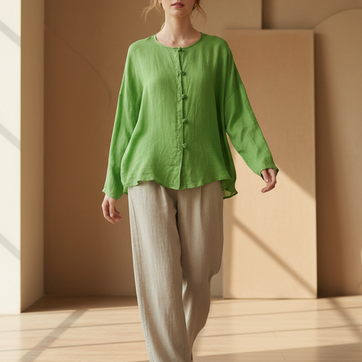 Monaco Summer Linen Top