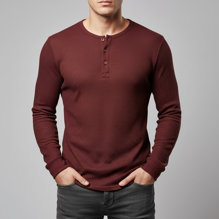 Joshua Henley Long Sleeve Neckline Shirt