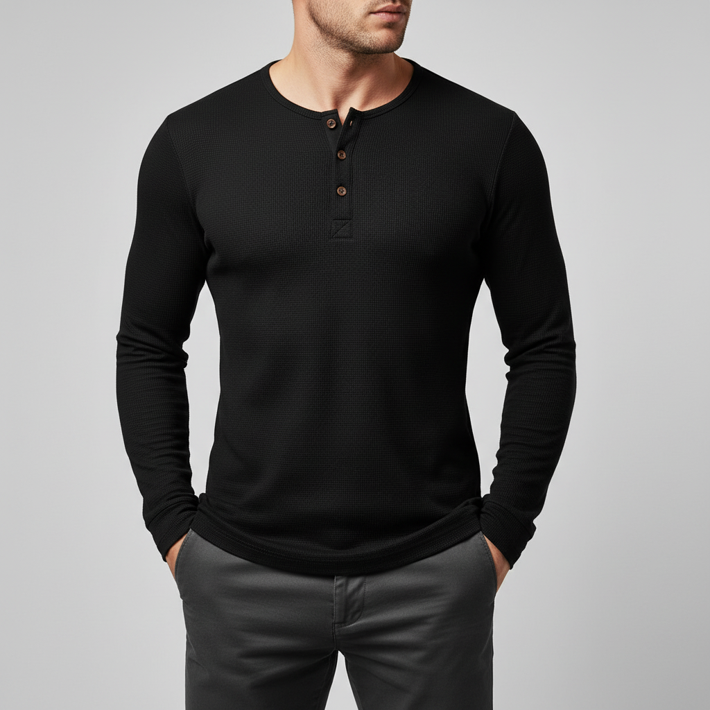 Joshua Henley Long Sleeve Neckline Shirt