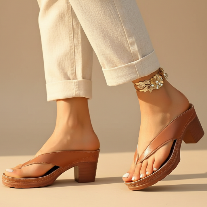Vanessa Platform Thong Sandals