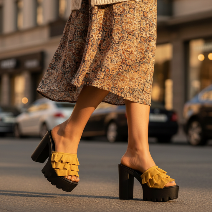 Milana Platform Block Heel Sandals