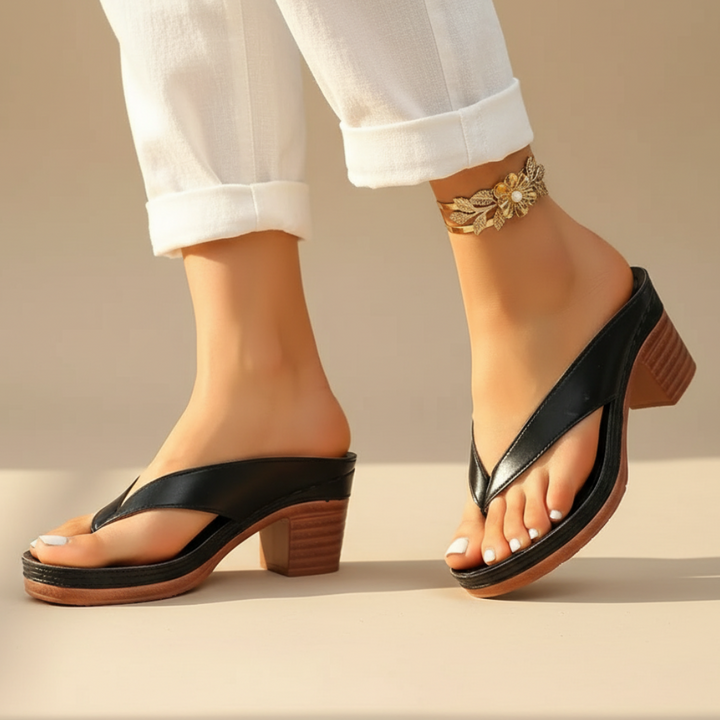 Vanessa Platform Thong Sandals