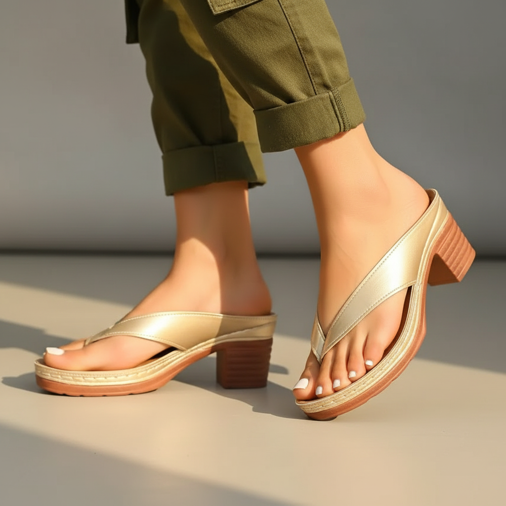 Vanessa Platform Thong Sandals