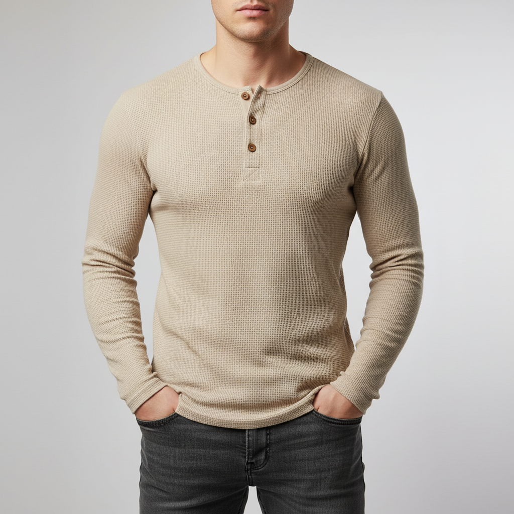 Joshua Henley Long Sleeve Neckline Shirt