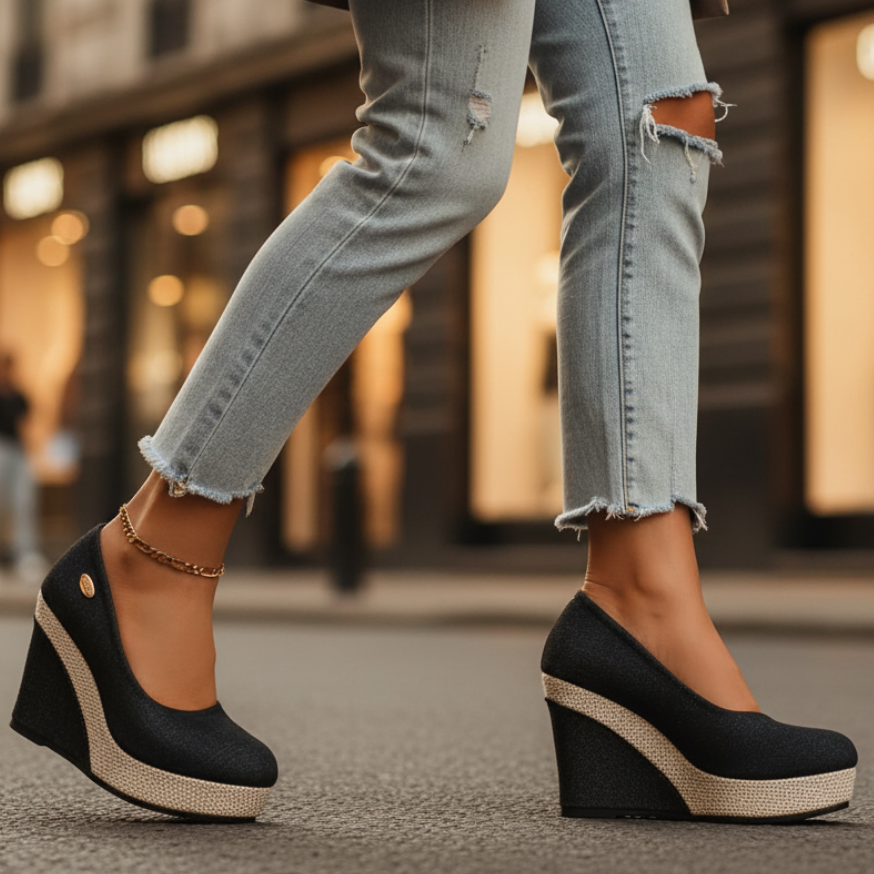 Novella  Wedge Slip on Shoes
