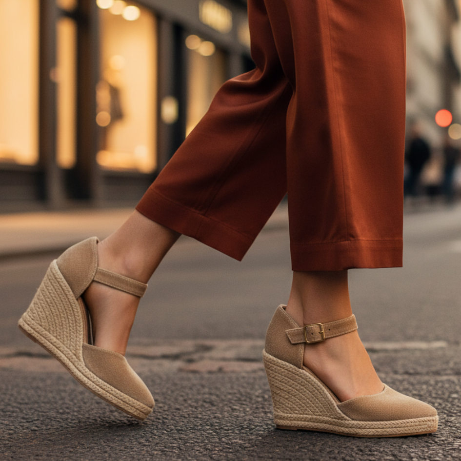 Zia Ankle Strap Wedge Sandals