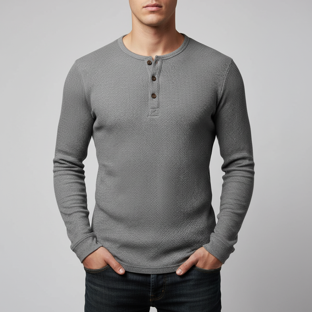 Joshua Henley Long Sleeve Neckline Shirt