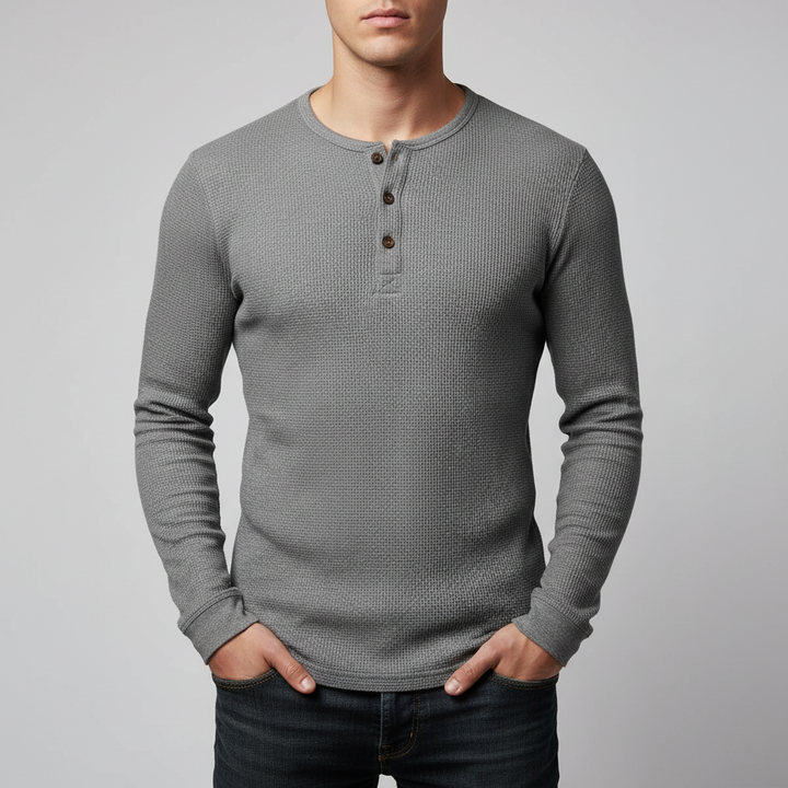 Joshua Henley Long Sleeve Neckline Shirt