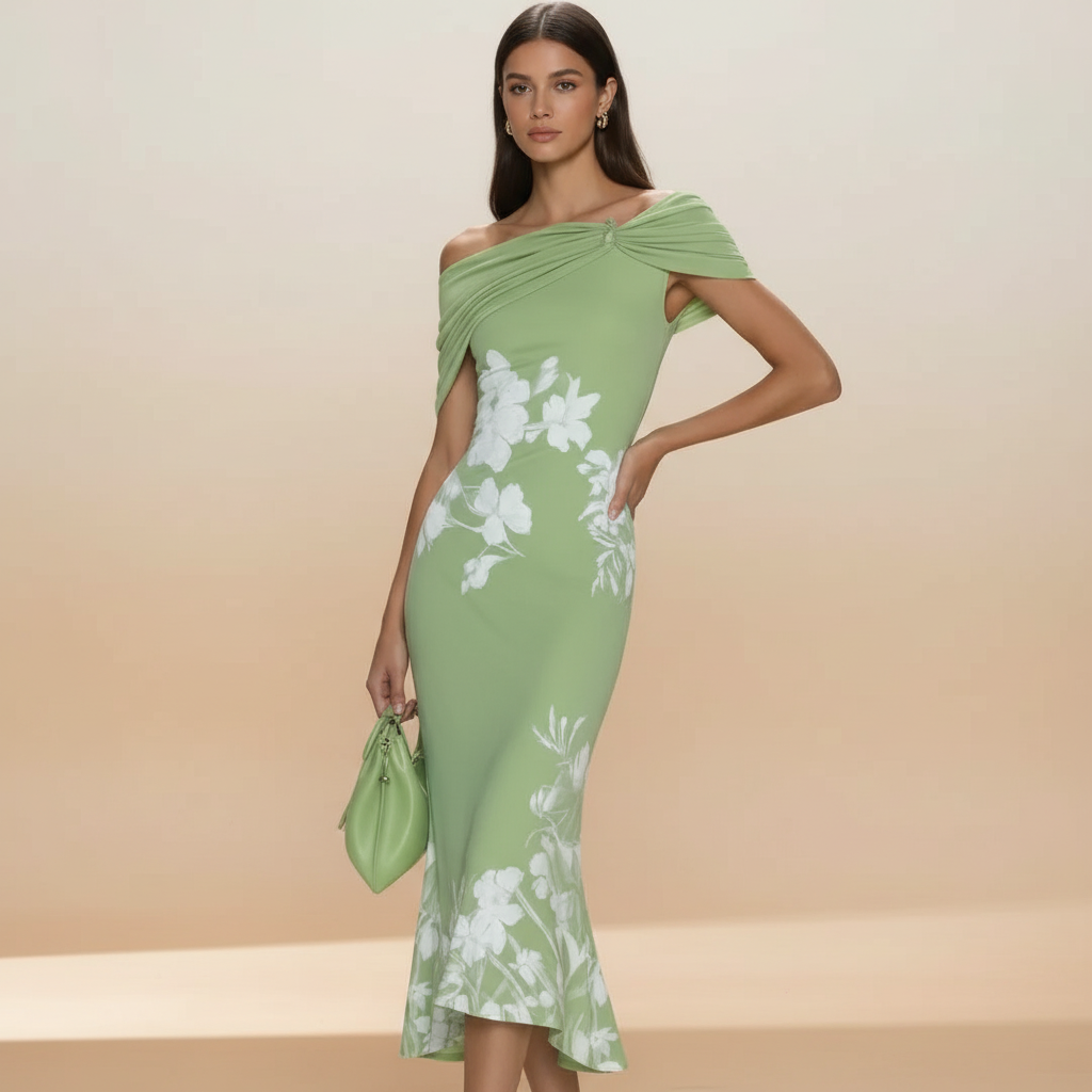 Vanessa Elegant Midi Dress
