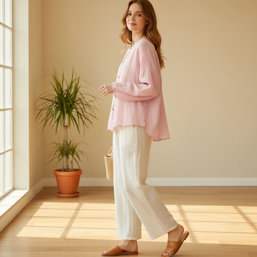 Monaco Summer Linen Top