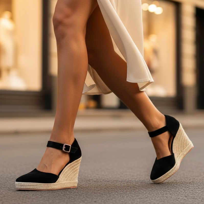 Zia Ankle Strap Wedge Sandals