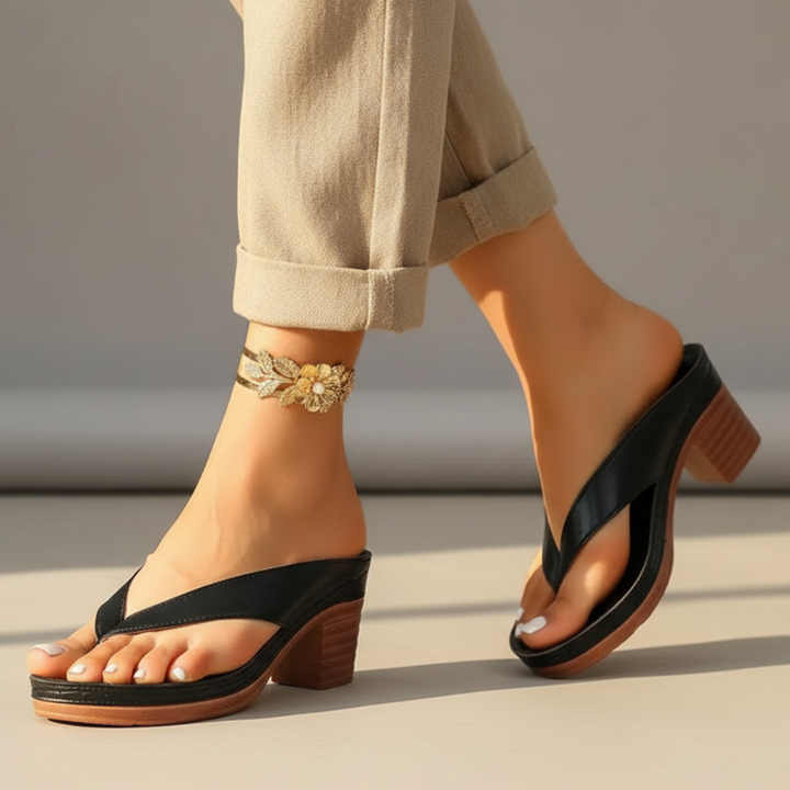 Vanessa Platform Thong Sandals