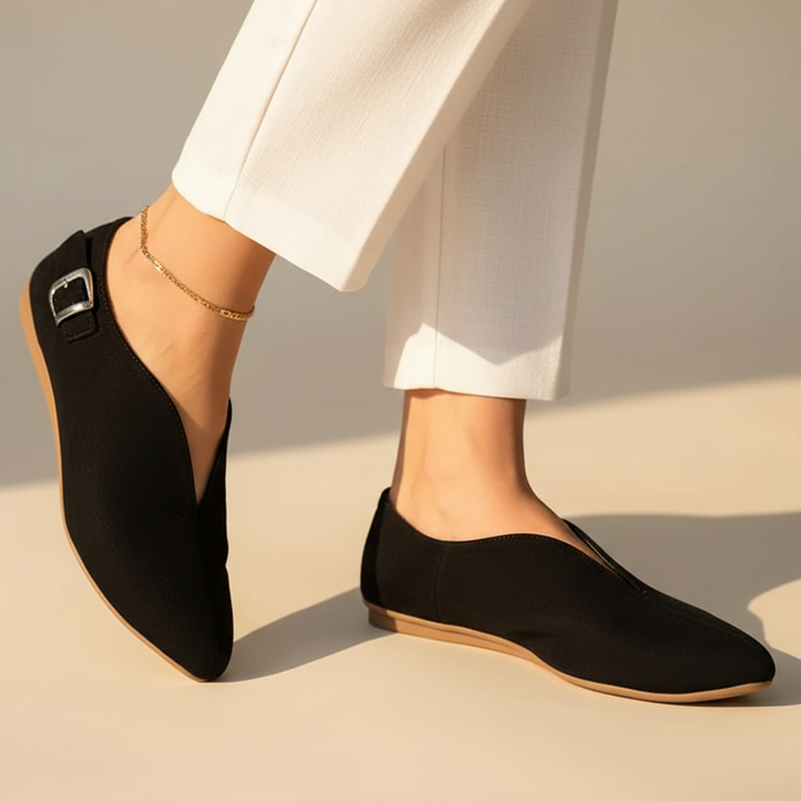 Katherine Pointed Toe Flats