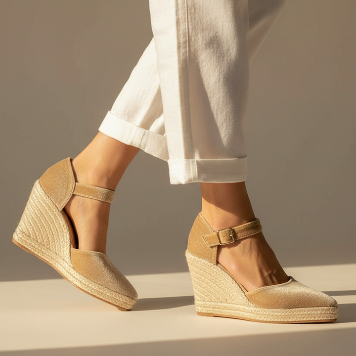 Zia Ankle Strap Wedge Sandals