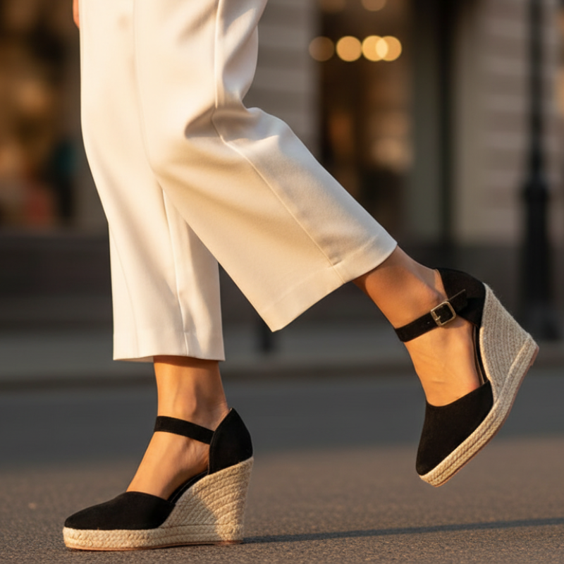 Zia Ankle Strap Wedge Sandals