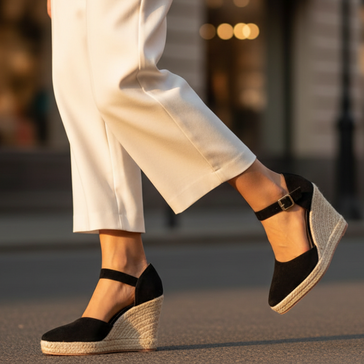 Zia Ankle Strap Wedge Sandals