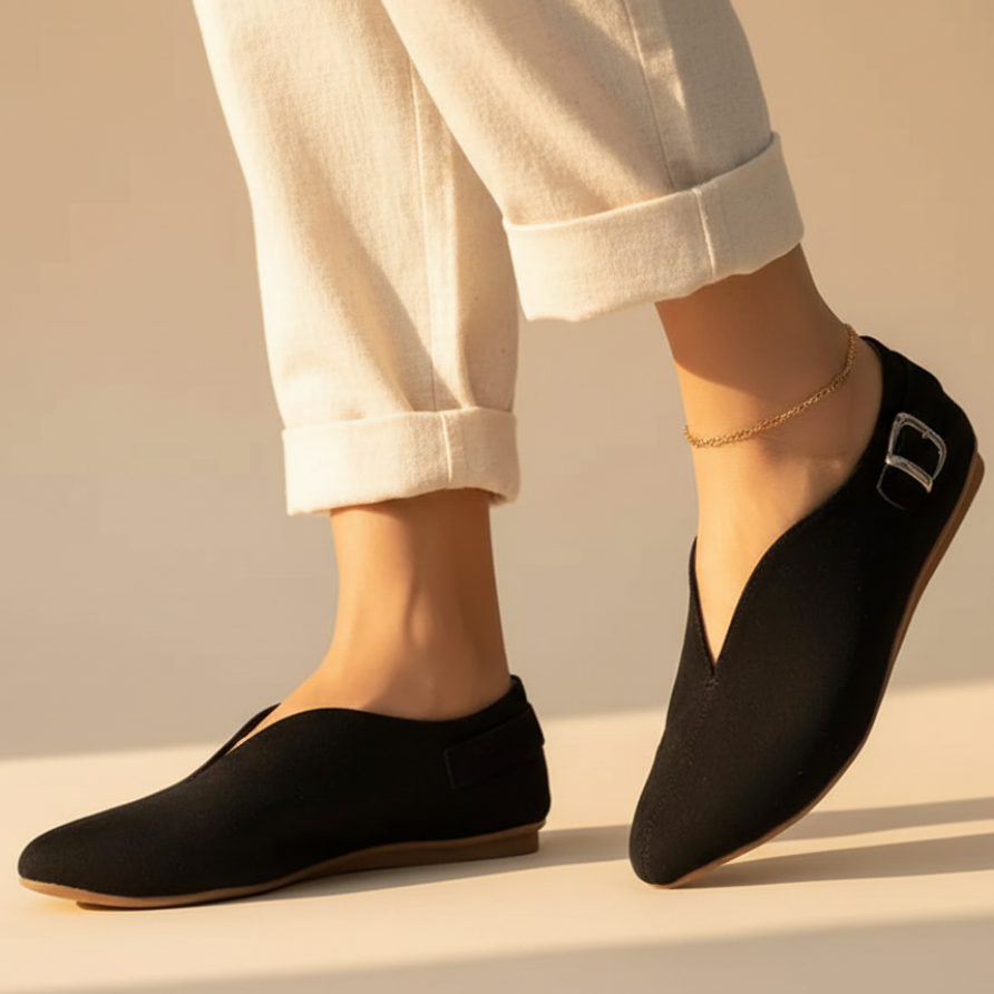 Katherine Pointed Toe Flats