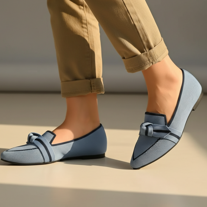Larissa Pointed Toe Knit Flats