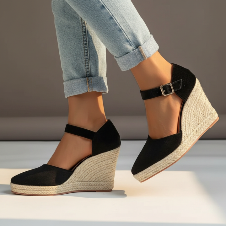 Zia Ankle Strap Wedge Sandals
