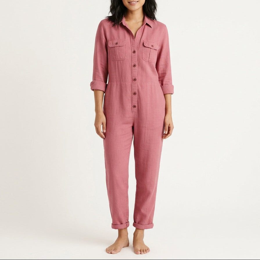 Lysandra Jumpsuit with Button Front