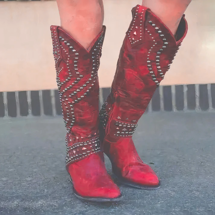 Estelline Studded Western Boots