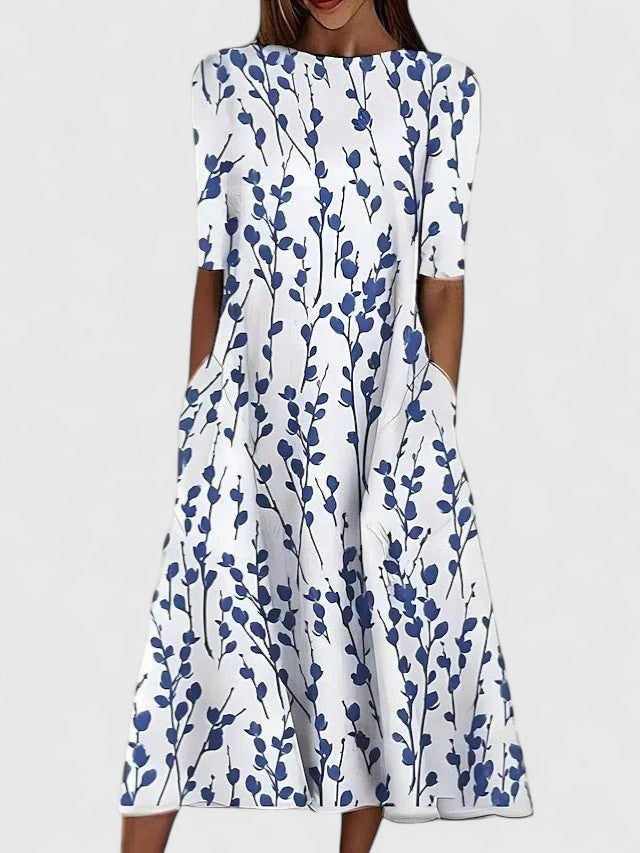 Claire Sophisticated Midi Dress