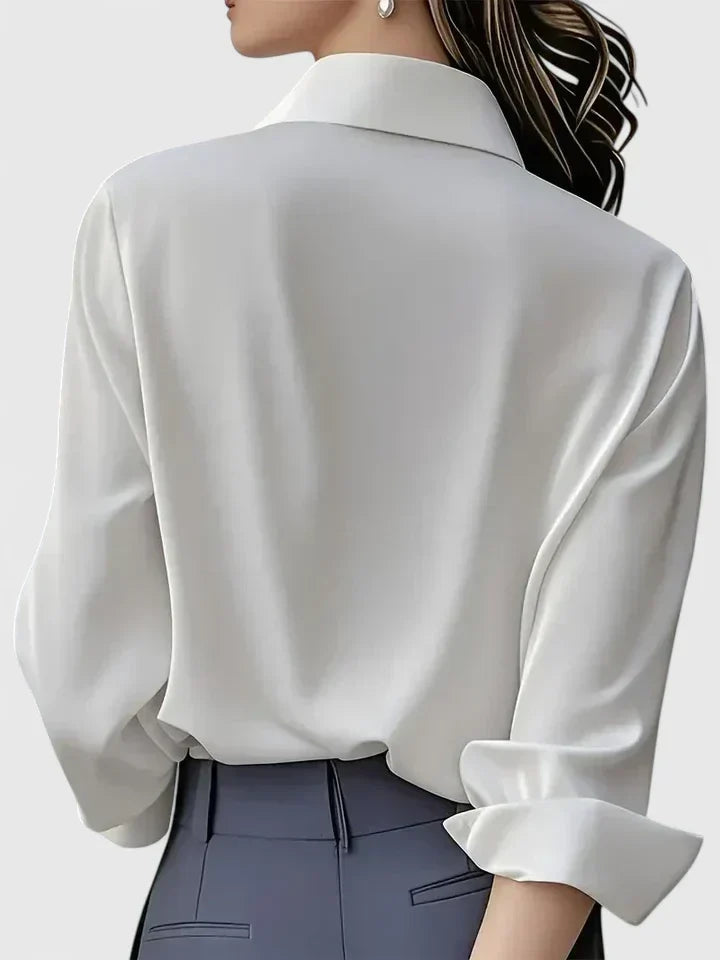 Corinne Structured Collar Blouse