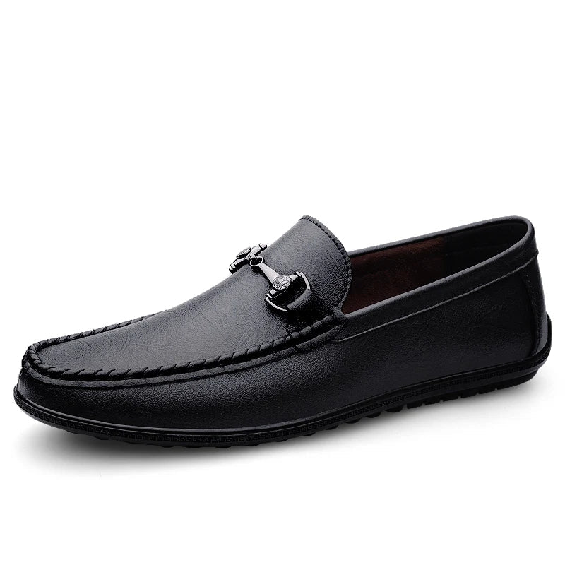 Hugh Orthopedic Leather Loafers