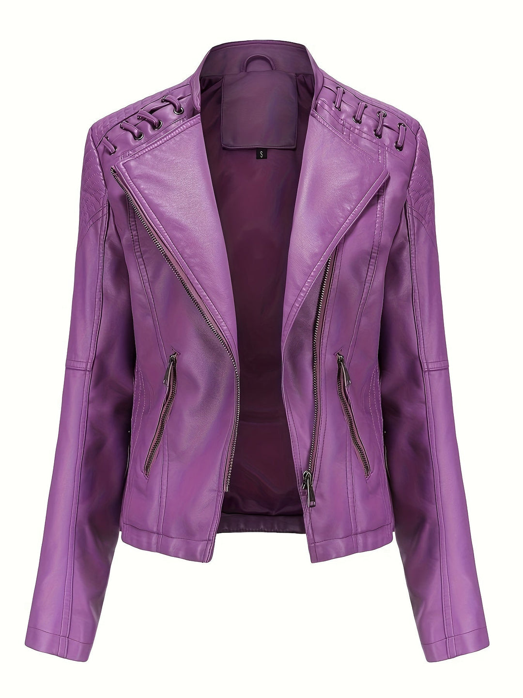 Veronika Asymmetric Zip Moto Jacket